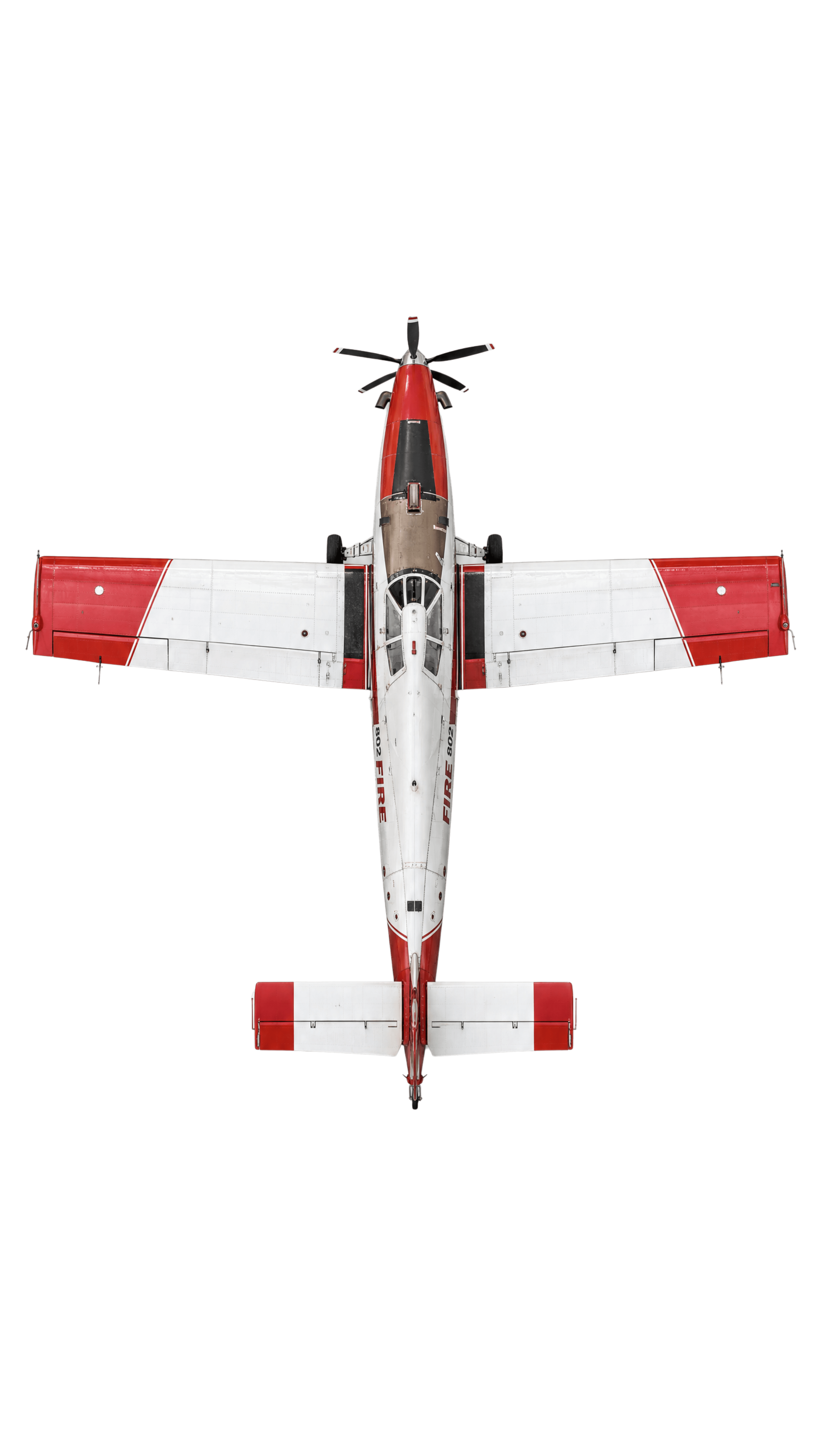 Air Tractor AT-802 top-down view